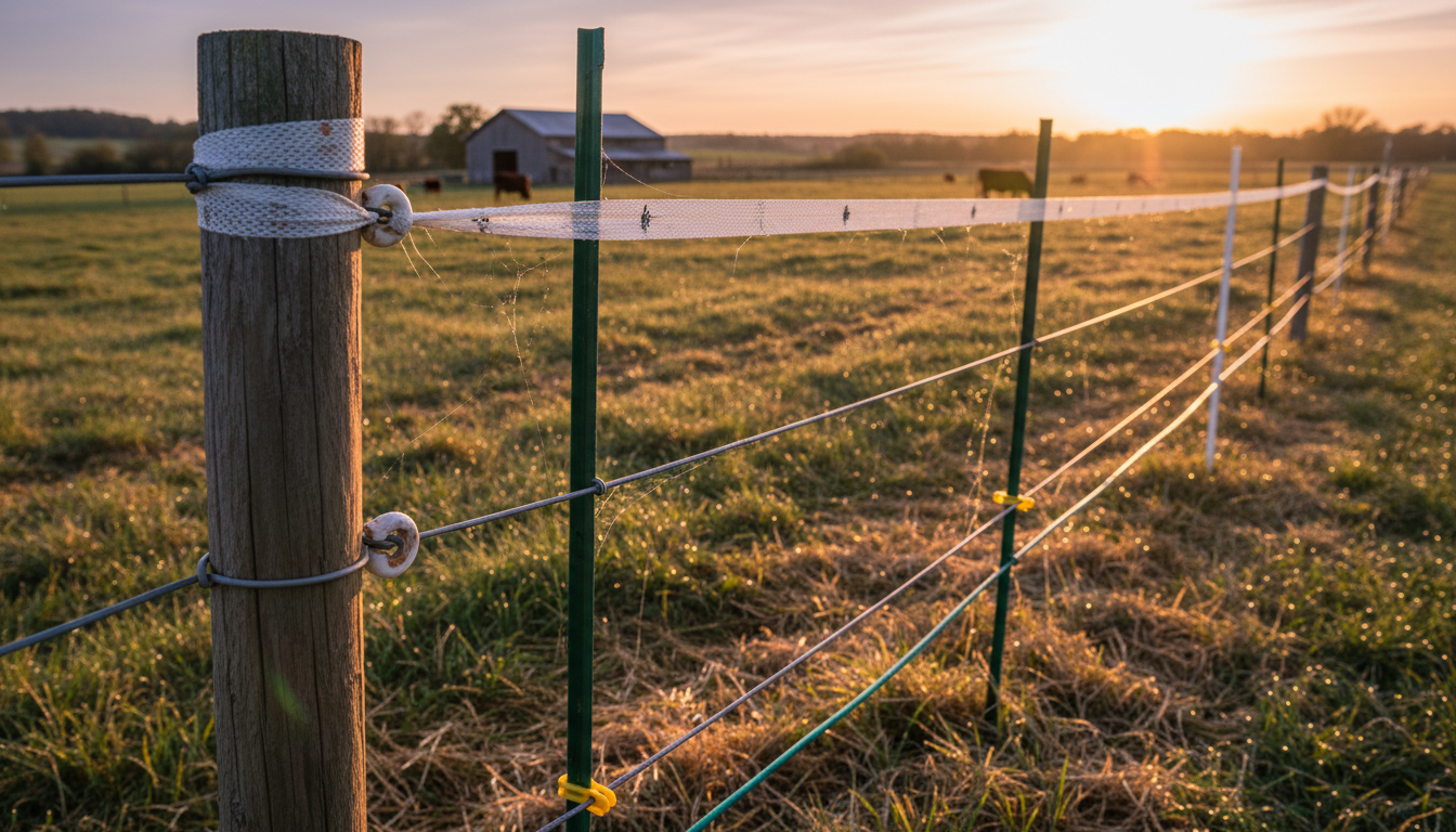 découvrez comment choisir la meilleure clôture électrique pour sécuriser efficacement votre terrain, en tenant compte de vos besoins, du type d'animaux et des caractéristiques du terrain.