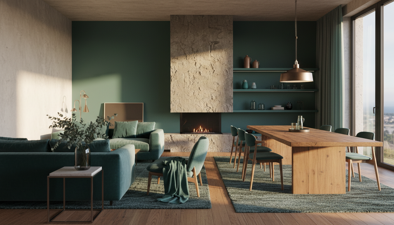 découvrez comment intégrer la couleur vert canard, tendance et élégante, dans votre décoration intérieure pour apporter fraîcheur et modernité à votre espace de vie.