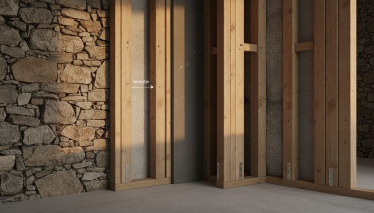Découvrez l'importance de la lame d'air dans l'isolation d'un mur en pierre pour améliorer le confort thermique et prévenir l'humidité.