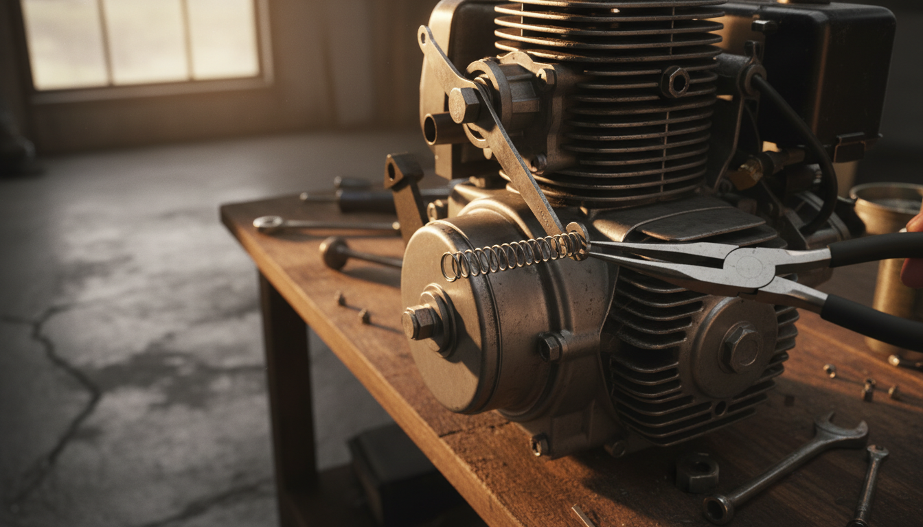 découvrez comment installer facilement un ressort régulateur sur un moteur briggs grâce à notre guide étape par étape. assurez un fonctionnement optimal de votre moteur en suivant nos conseils pratiques.