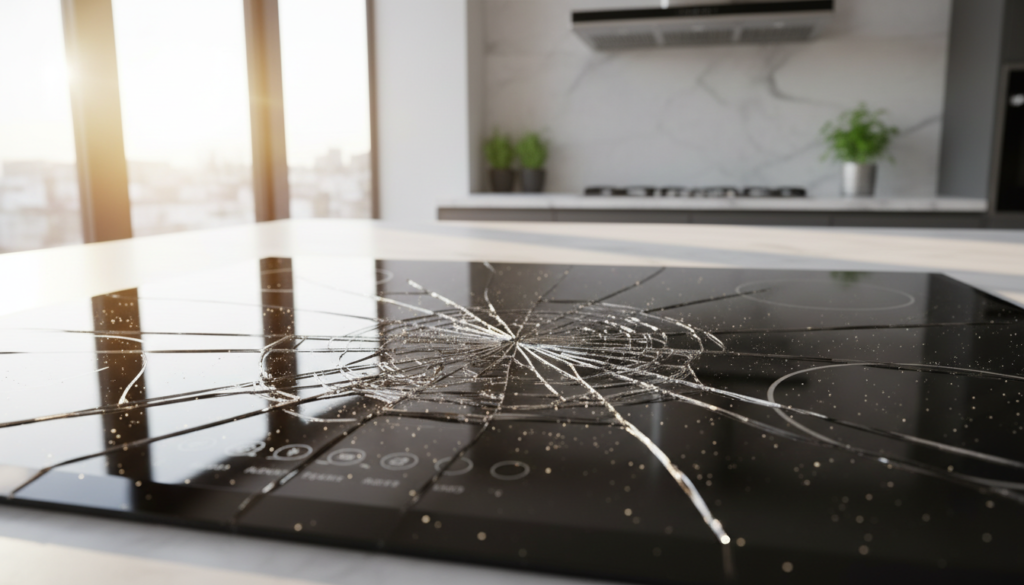 découvrez comment réparer une plaque à induction fendue, les démarches d'assurance à suivre et les conseils d'utilisation pour éviter ce problème.