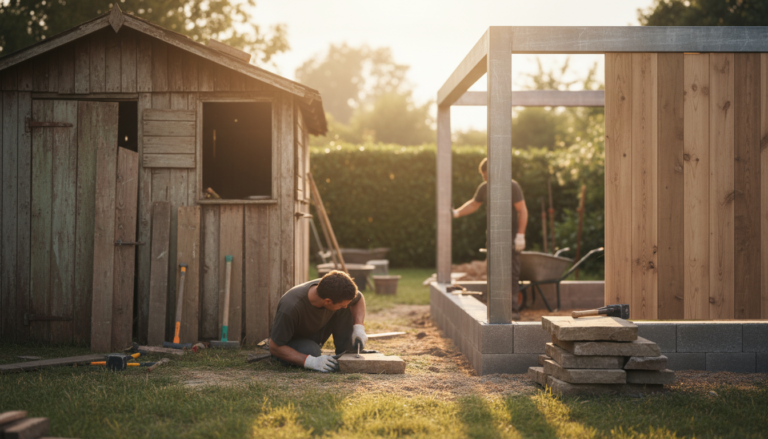 découvrez notre guide complet pour le remplacement d'un abri de jardin existant, incluant les règles à respecter et les étapes clés pour réussir votre projet.