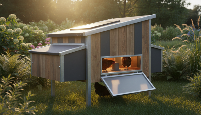 découvrez comment installer une porte automatique solaire pour poulailler et profitez de ses nombreux avantages pour la sécurité et le bien-être de vos poules.