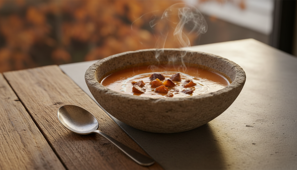 découvrez notre soupe châtaigne et potimarron, une recette réconfortante parfaite pour savourer les saveurs chaleureuses de l'automne.