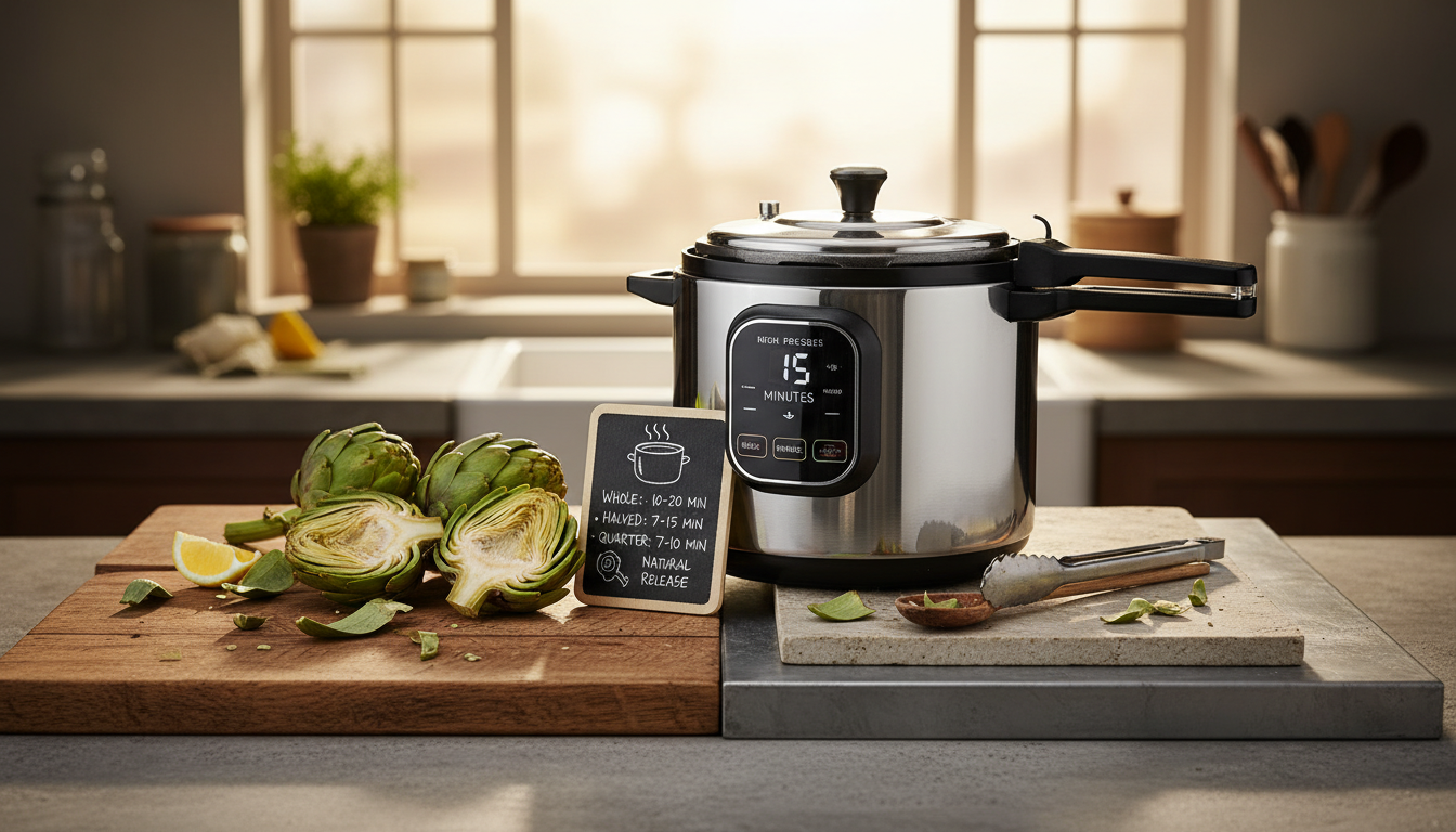 découvrez le temps de cuisson idéal des artichauts à la cocotte-minute, avec un guide complet et des astuces pour réussir à coup sûr votre préparation.