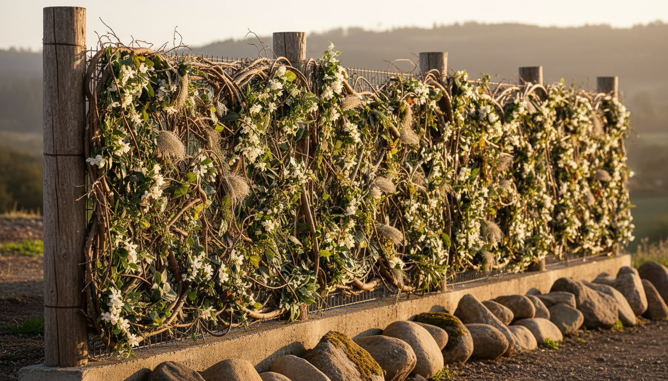 découvrez le festonnage : définition, esthétique et techniques de pose pour embellir et occulter efficacement votre clôture.