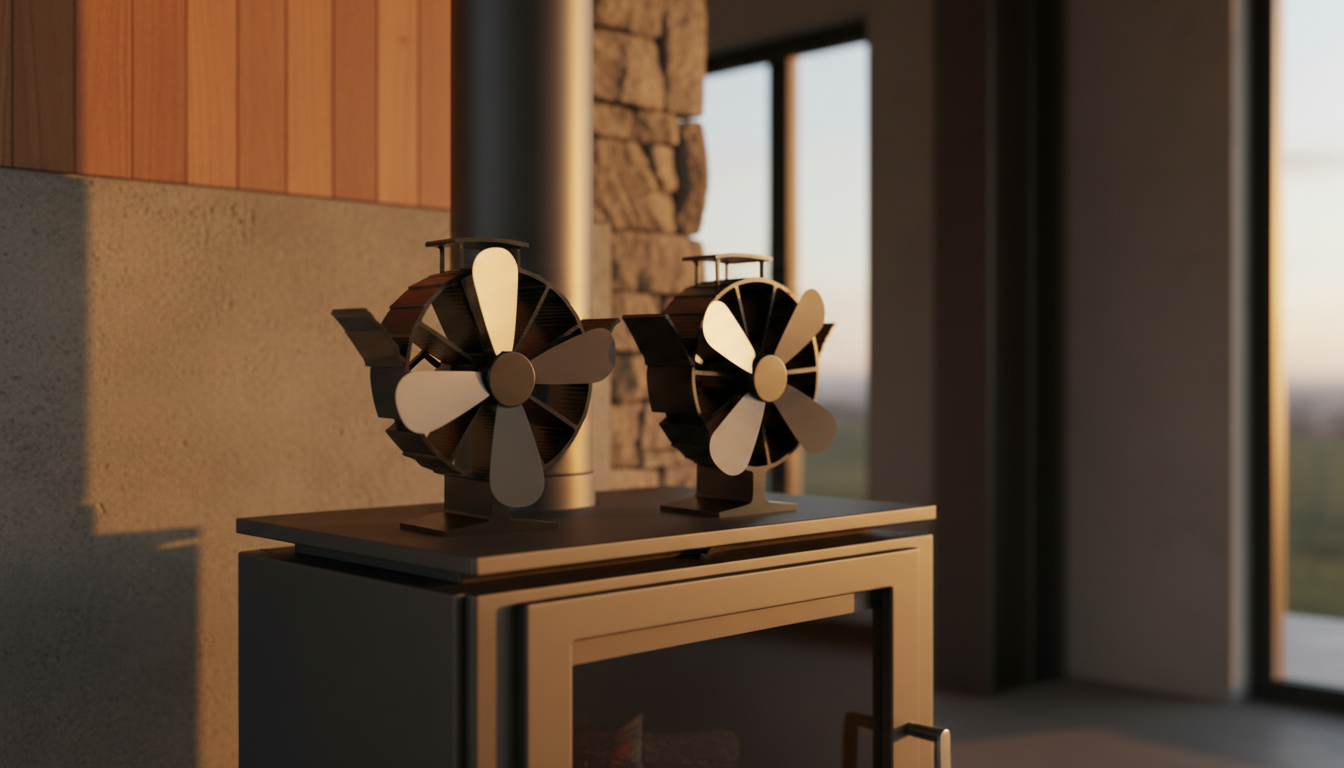 découvrez notre guide d'achat complet sur les ventilateurs pour poêles à bois, avec une sélection de modèles auto-alimentés pour optimiser la diffusion de chaleur efficacement et sans électricité.