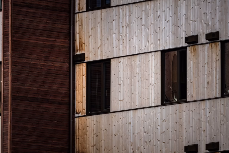 Façade en bois