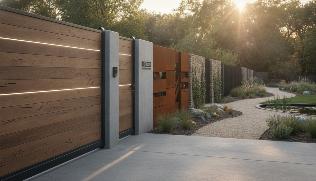 découvrez cofreco, spécialiste des portails, clôtures et solutions d'aménagement extérieur. nos modèles allient design, sécurité et qualité pour sublimer votre espace extérieur.
