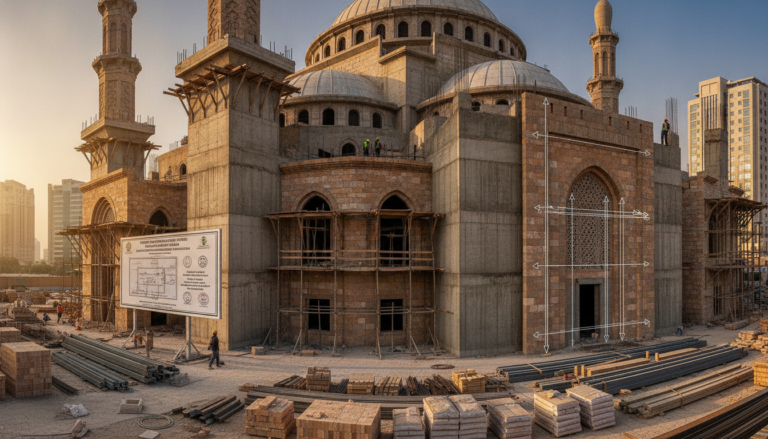 découvrez les clés de la construction de mosquées : aspects architecturaux, respect de la réglementation urbaine et solutions de financement adaptées.