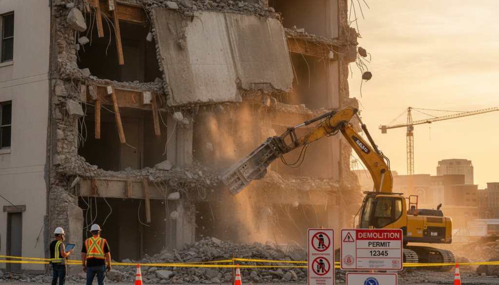 découvrez tout sur la démolition de murs et bâtiments : réglementation, obtention de permis, et règles de sécurité à respecter pour un chantier conforme et sécurisé.