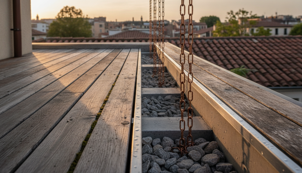 découvrez des gouttières de balcon efficaces pour l'évacuation des eaux de pluie, idéales pour protéger vos terrasses et loggias des infiltrations et des dégâts liés à l'humidité.