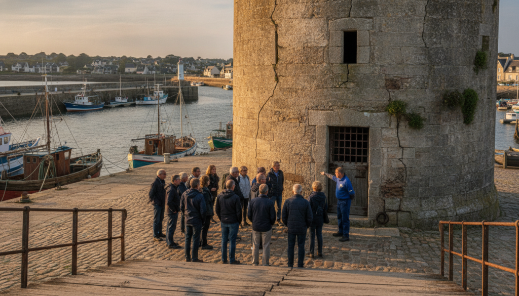 découvrez saint-vaast-la-hougue à travers la visite de la tour vauban, explorez le charmant port et suivez notre guide touristique pour un séjour inoubliable.