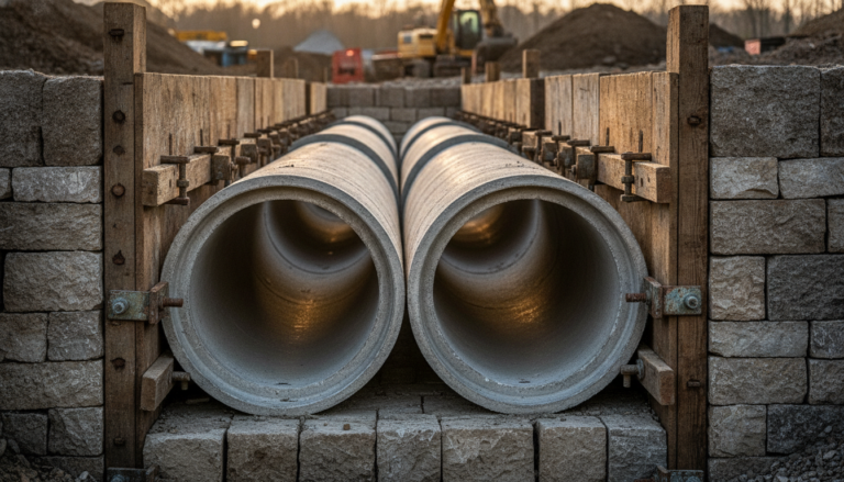 découvrez tout sur les canalisations en béton : diamètres disponibles, méthodes de pose et leurs utilisations pour un assainissement efficace des eaux.